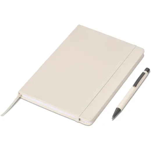 Hibiscus Notebook & Pen Set Cream